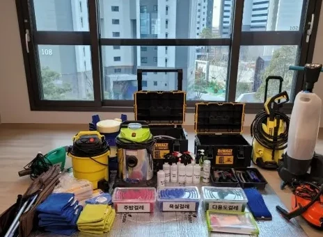 신축 아파트 입주청소, 백시멘트 분진을 제대로 없애는 방법